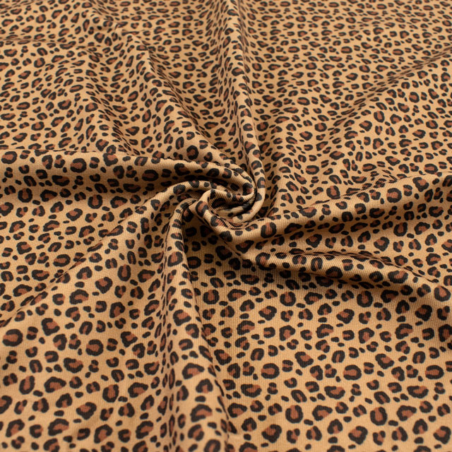 カットクロス ちいさな世界のちいさな生地 レオパード/スムースニット(TTN-12) 06Ab99_
