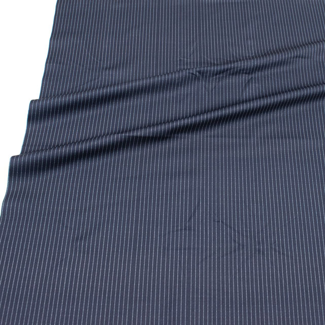 カットクロス ちいさな世界のちいさな生地 ピンストライプ/スムースニット(TTN-13) ネイビー 06Ab99_