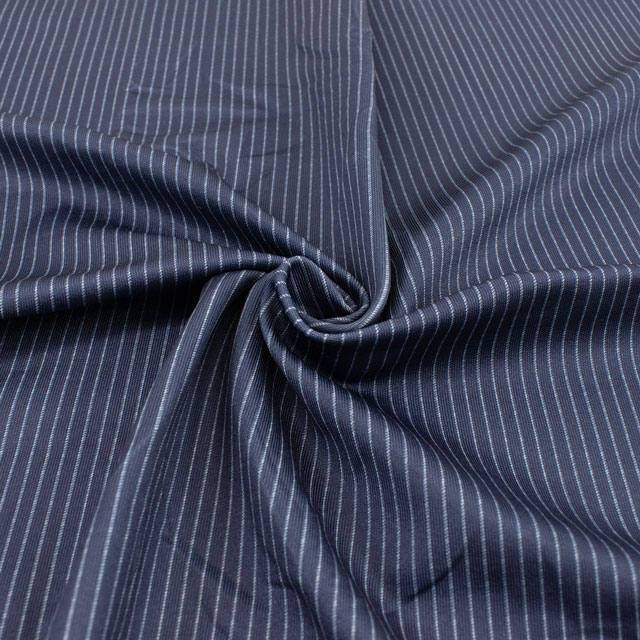 カットクロス ちいさな世界のちいさな生地 ピンストライプ/スムースニット(TTN-13) ネイビー 06Ab99_