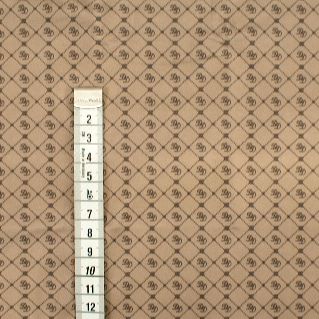 カットクロス ちいさな世界のちいさな生地 モノグラム/スムースニット(TTN-14) ベージュ 06Ab99_