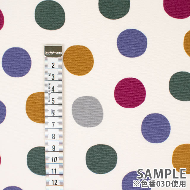 カットクロス uni_9-ユニーク- 撥水オックス ラフドット 112cm幅×100cm 1枚入(UNFO50) 3A.バブルガム 99Zz99_