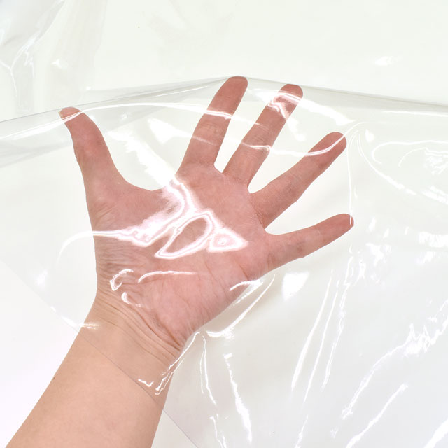 生地 広幅透明ビニール 約0.2mm厚 09Bp34_