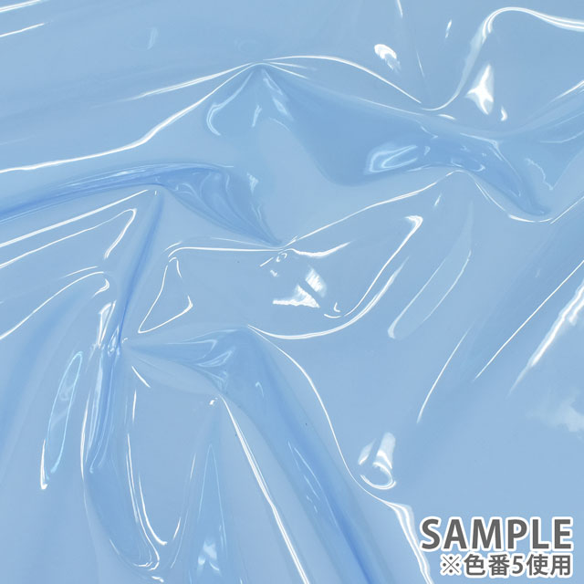 生地 色透明ビニール(No.5) 約0.3mm厚 5.ダークブルー 99Zz99_