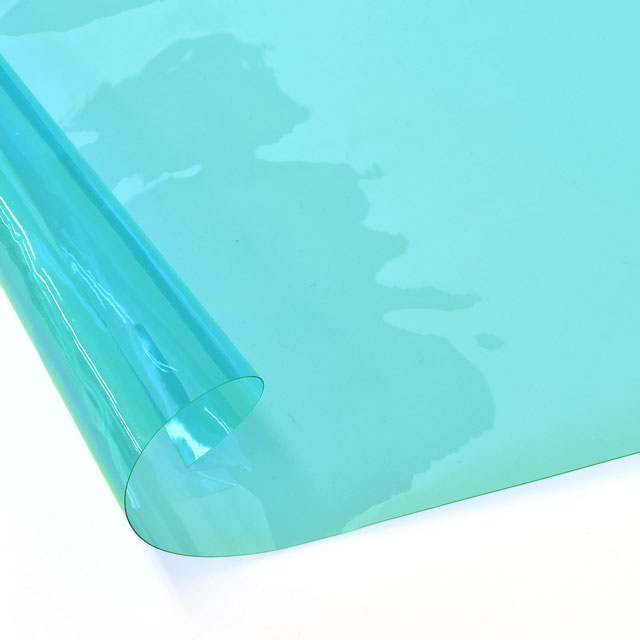 生地 カラービニールシート 約0.3mm厚 3005.スカイブルー 09Bp34_