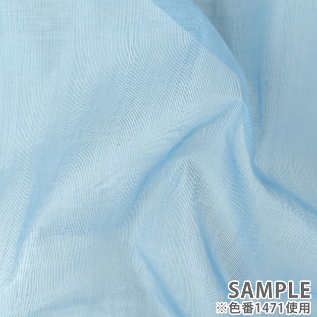 生地 コットンボイル(ym930) 1471.ライトブルー 09Bm28_