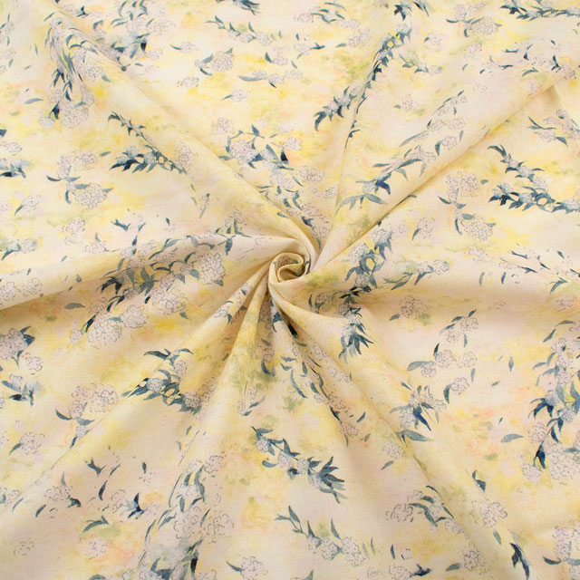 生地 yui-ユイ- 2025SS 綿麻コンパス Reeves spirea(EGXA-6424) 色番1A 09Ac04_