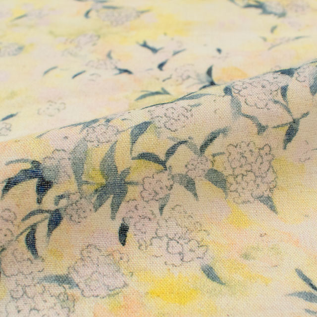 生地 yui-ユイ- 2025SS 綿麻コンパス Reeves spirea(EGXA-6424) 色番1A 09Ac04_