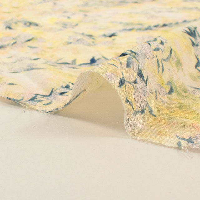 生地 yui-ユイ- 2025SS 綿麻コンパス Reeves spirea(EGXA-6424) 色番1A 09Ac04_