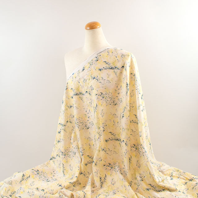 生地 yui-ユイ- 2025SS 綿麻コンパス Reeves spirea(EGXA-6424) 色番1A 09Ac04_