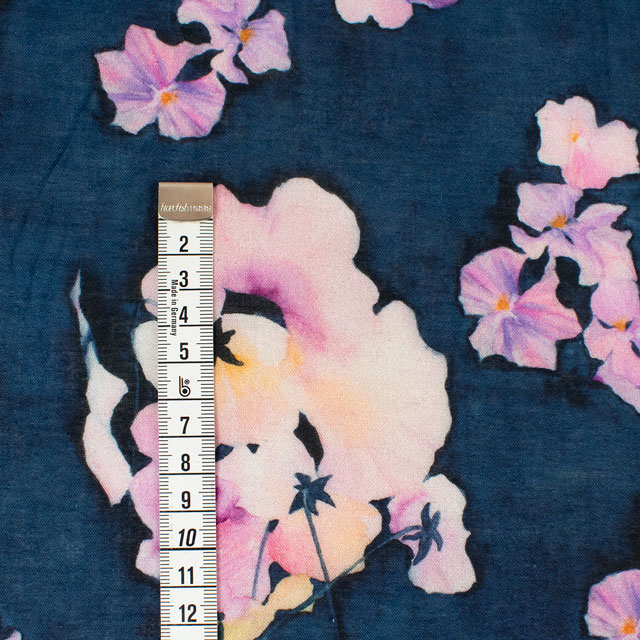 生地 yui-ユイ- 2025SS 綿麻コンパス Viola(EGXA-6426) 色番1A 09Ac04_