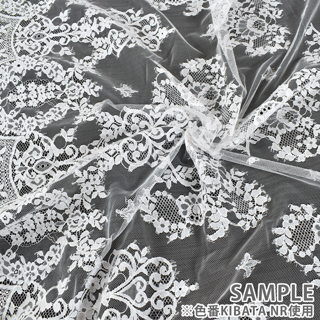 生地 リバーレース(ZE1461B) KIBATA NR.ナチュラル 10Ac04_