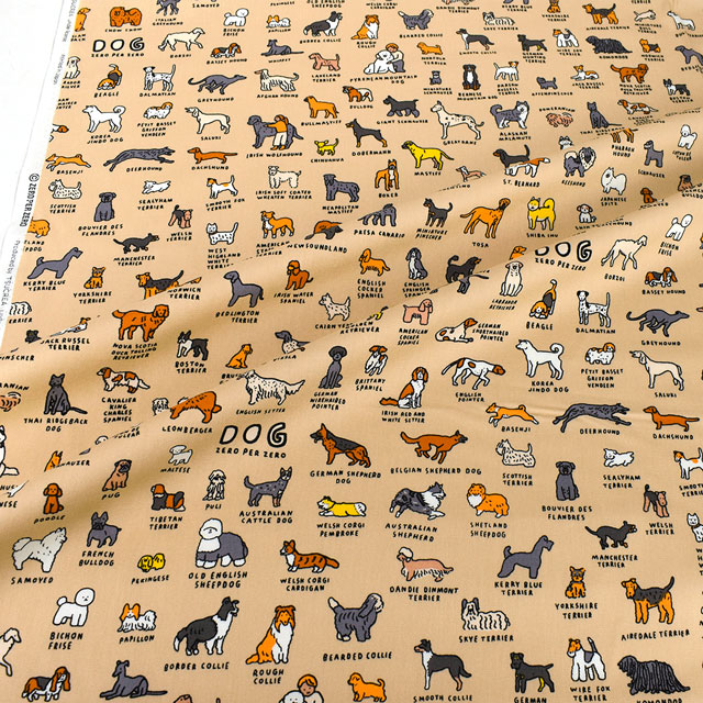 生地 ZERO PER ZERO ゼロパーゼロ DOG/オックス(ZPFO) 01A.ベージュ 99Zz99_