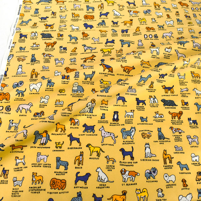 生地 ZERO PER ZERO ゼロパーゼロ DOG/オックス(ZPFO) 01B.イエロー 99Zz99_