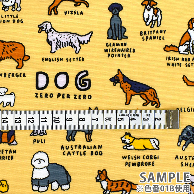 生地 ZERO PER ZERO ゼロパーゼロ DOG/オックス(ZPFO) 01B.イエロー 99Zz99_