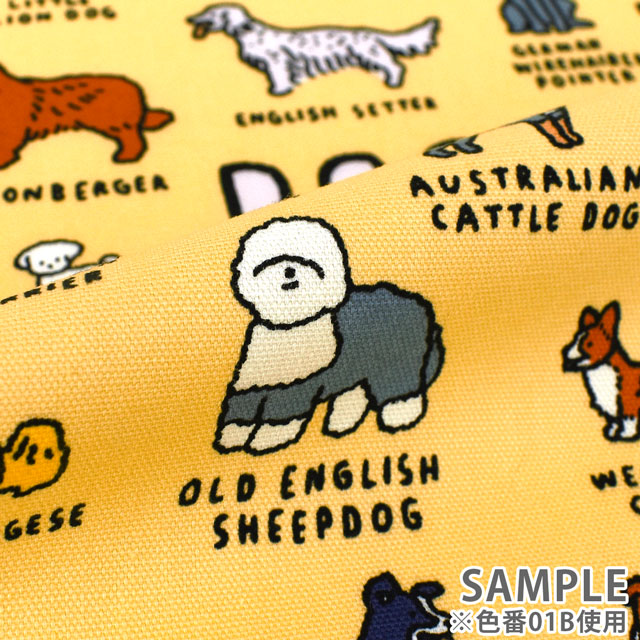 生地 ZERO PER ZERO ゼロパーゼロ DOG/オックス(ZPFO) 01B.イエロー 99Zz99_