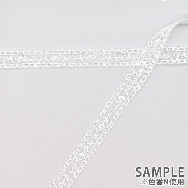 両山チュール平レース(24218) B.ブラック 07Ac99_