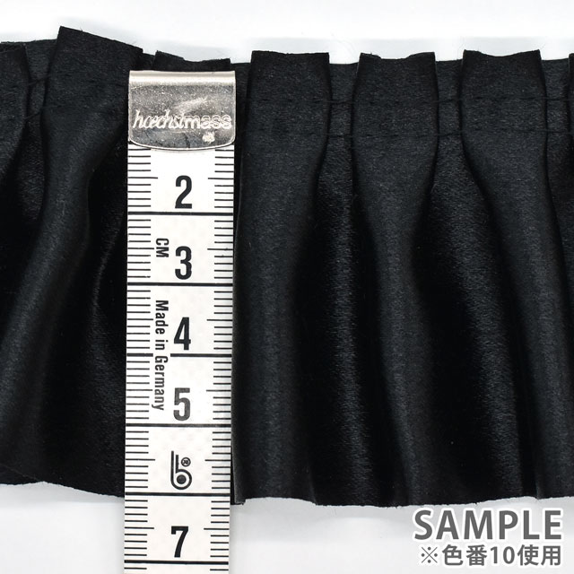 太幅サテンボックスフリルレース(650BF) 21.ゴールドイエロー 07Ac99_