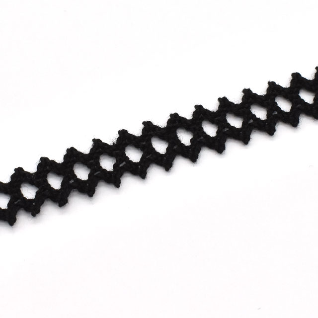 両山トーションレース(674) B.ブラック 07Ac99_