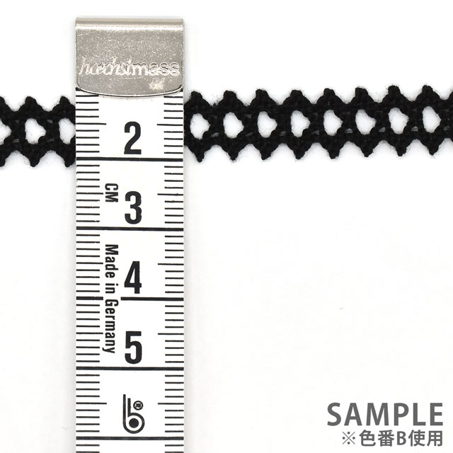 両山トーションレース(674) B.ブラック 07Ac99_