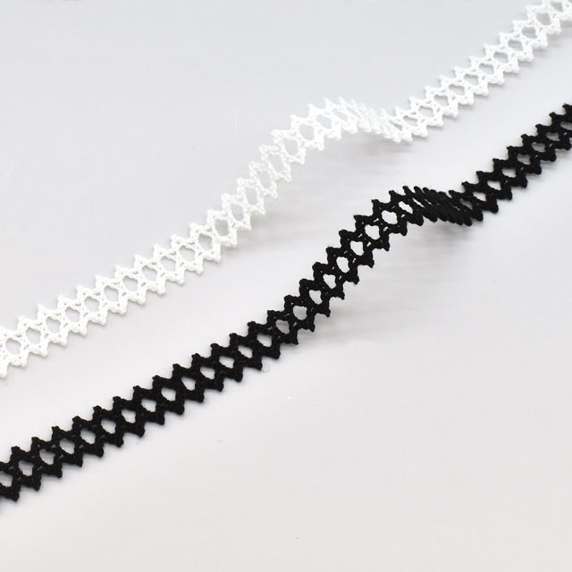 両山トーションレース(674) B.ブラック 07Ac99_