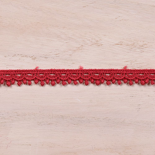 ケミカルレース(7014) 約1cm幅 8.赤 99Zz99_