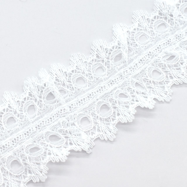 両山ラッセルフリルギャザーレース(735122) ホワイト 07Ac99_