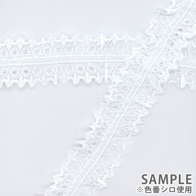 両山ラッセルフリルギャザーレース(735122) ホワイト 07Ac99_