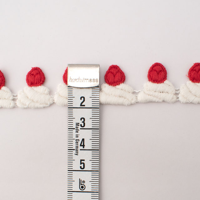 デザインレースユキ ケミカルレース いちごホイップ(05793CC) 長さ約50cm 07Ac99j