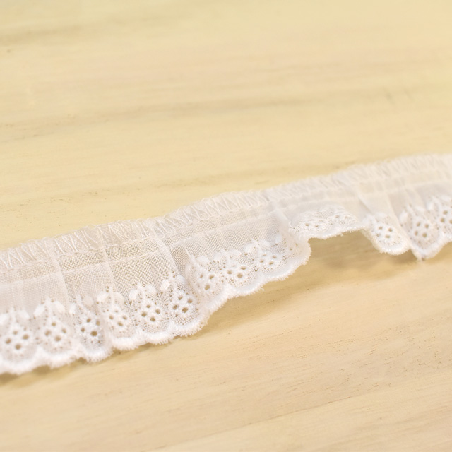 綿レース(MO5) 約1.5cm幅 1.白 99Zz99_