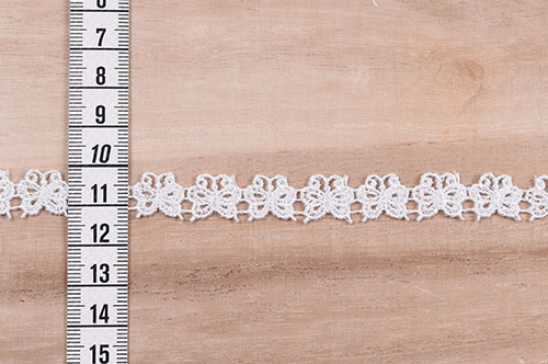 ケミカルレース 蝶/小(MYS-1) 約1cm幅 3.黒 07Ac99_