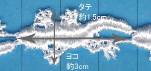 ケミカルレース トカゲ(MYS-27) 約1.5cm幅 2.オフ 07Ac99_