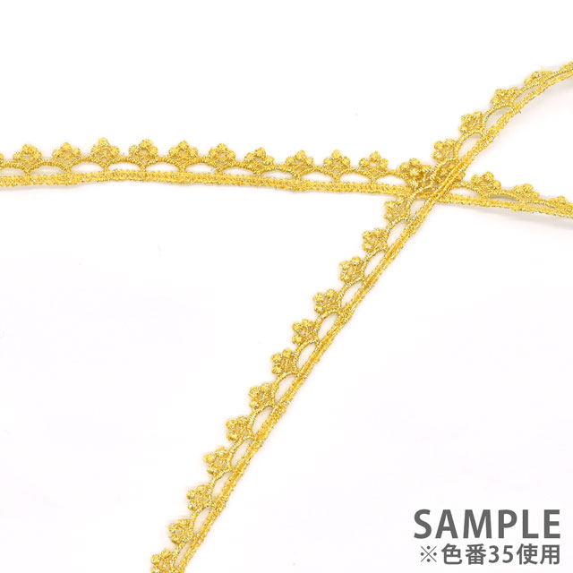 ラメピコットケミカルレース(PR-5005-S) 31.ピンク 07Ac99_