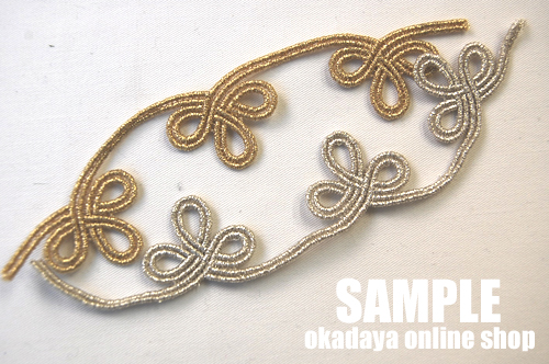 ラメケミカルレース(W50161) 約3cm幅 WS.シルバー 07Ac99_