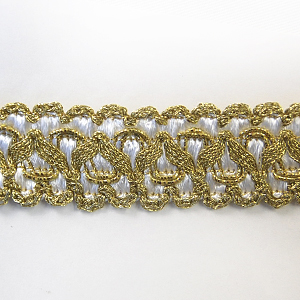 ラメブレード(425) 201G.白×ゴールド 07Bd99_