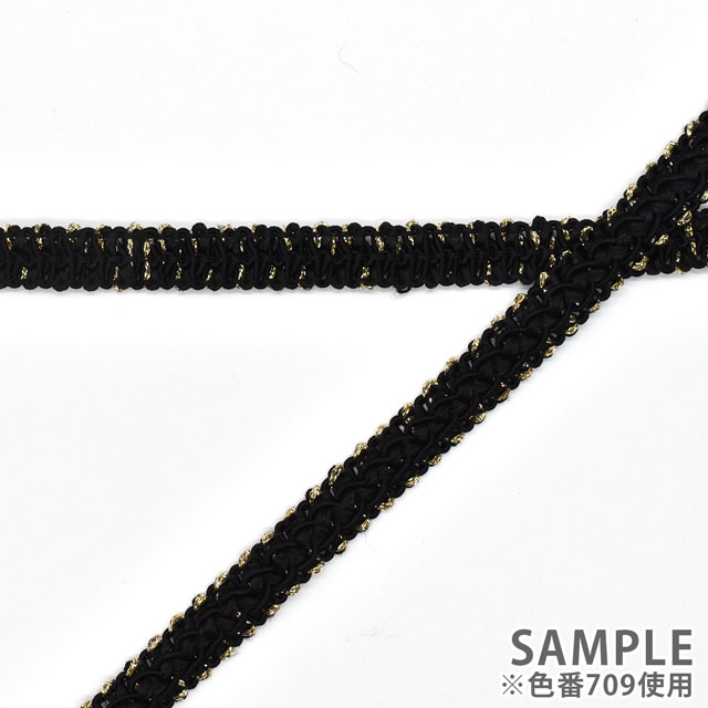 レーヨンラメブレード(DA1131409) 700.オフホワイト×ゴールド 07Bd99_