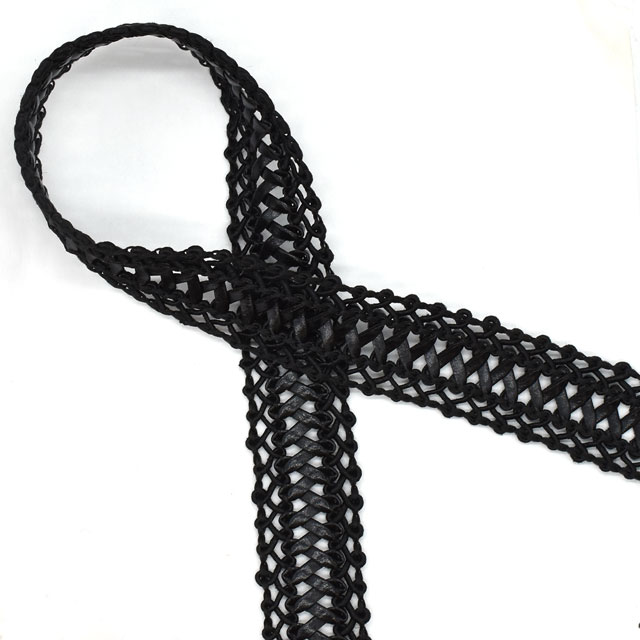 合皮レースアップブレード(GB09) BK.ブラック 07Bd99_