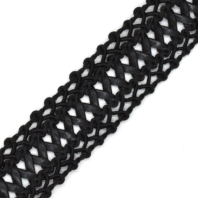 合皮レースアップブレード(GB09) BK.ブラック 07Bd99_