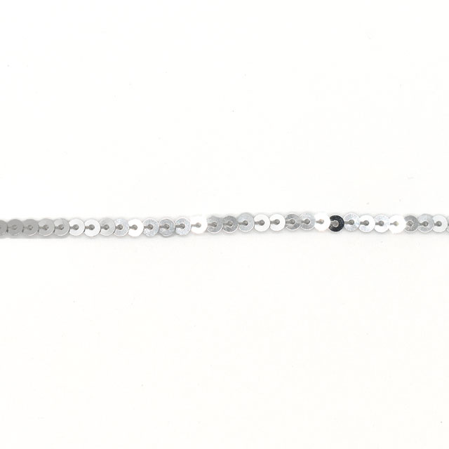 アイロン接着スパンコールブレード 一連/3mm(H-3) 201.シルバー 07Bd99_