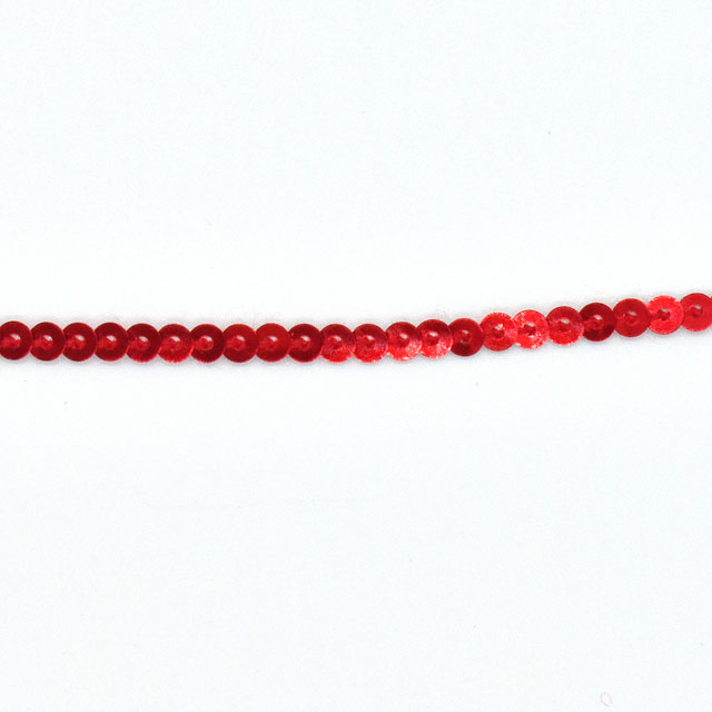 アイロン接着スパンコールブレード 一連/3mm(H-3) 210.レッド 07Bd99_