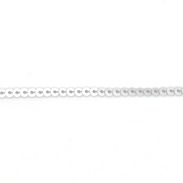 アイロン接着スパンコールブレード 一連/3mm(H-3) 801.マットシルバー 07Bd99_