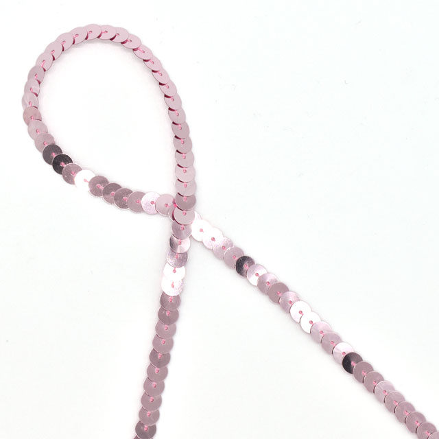 アイロン接着スパンコールブレード 一連/6mm(H-6) 208.ピンク 07Bd99_