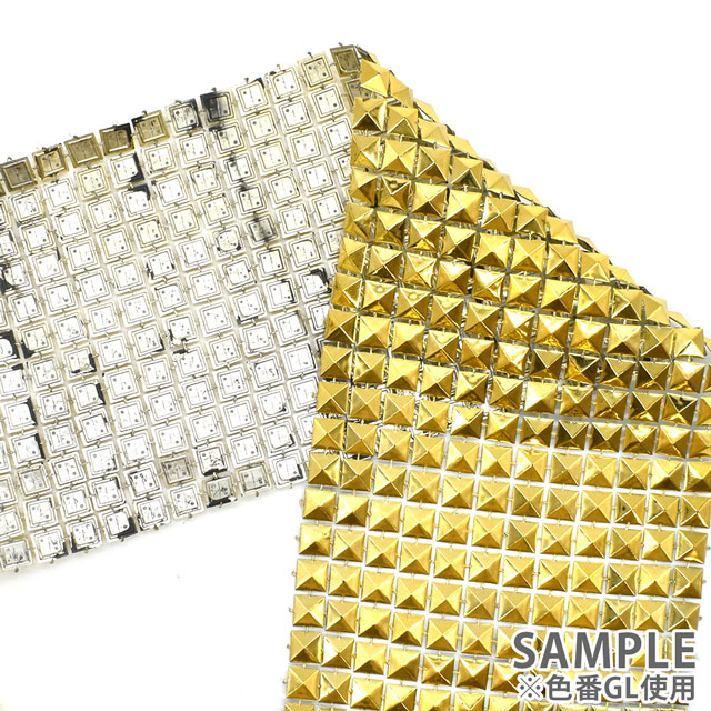 スタッズブレード ピラミッド(SB03) ゴールド 07Bd99_