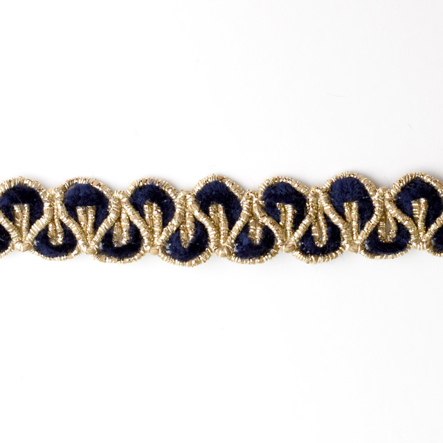 755.ネイビー×ゴールド