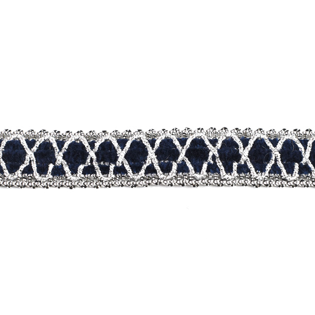 955.ネイビー×シルバー