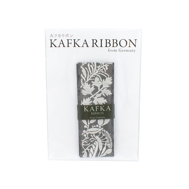 KAFKA-カフカリボン- ハーブ 約32mm幅×50cmカット(HC-P100400-06-50) 06.グレー/ナチュラル 07Aa99_