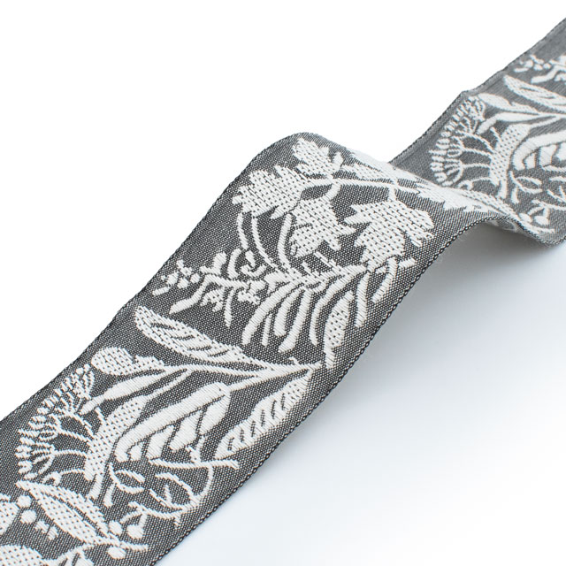 KAFKA-カフカリボン- ハーブ 約32mm幅×50cmカット(HC-P100400-06-50) 06.グレー/ナチュラル 07Aa99_