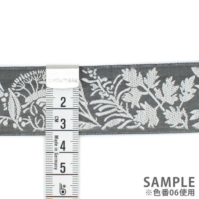KAFKA-カフカリボン- ハーブ 約32mm幅×50cmカット(HC-P100400-06-50) 06.グレー/ナチュラル 07Aa99_
