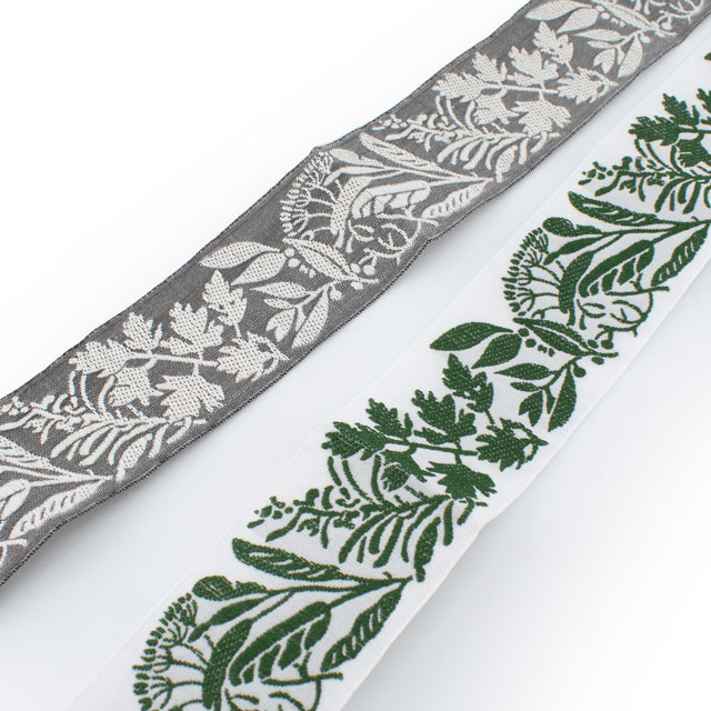 KAFKA-カフカリボン- ハーブ 約32mm幅×50cmカット(HC-P100400-06-50) 06.グレー/ナチュラル 07Aa99_