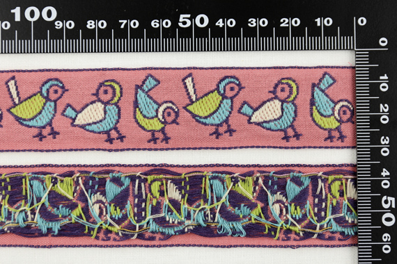 レピヤンリボン オリジナルチロル コトリリボン (104-12-12) 25mm ピンク 07Ab99_