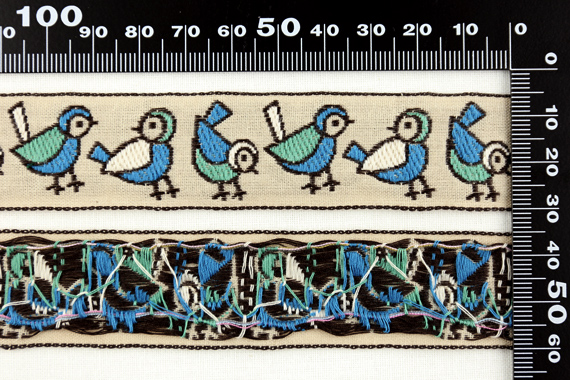 レピヤンリボン オリジナルチロル コトリリボン (104-13-12) 25mm ベージュ 07Ab99_